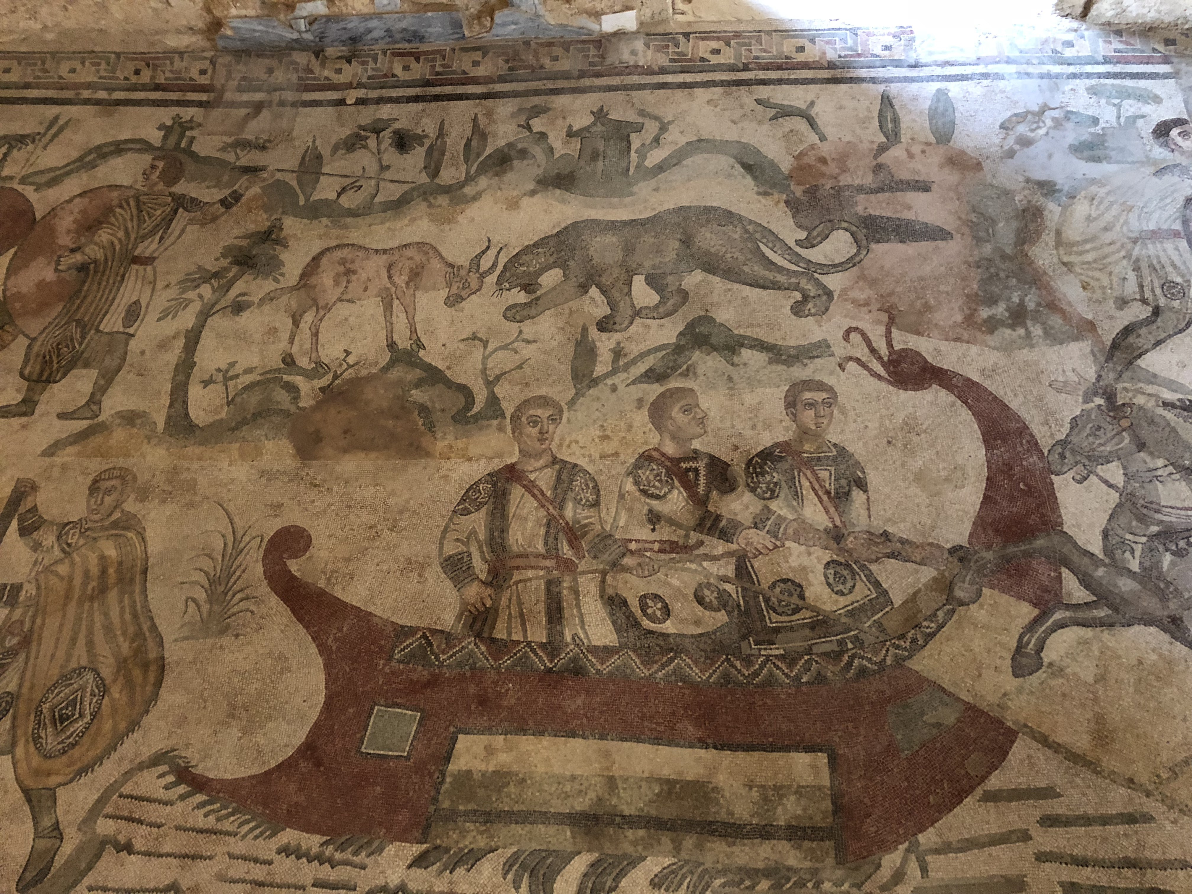 La Caccia / The Great Hunt Mosaic | Villa Romana del Casale